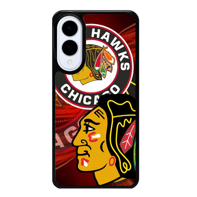 Chicago Blackhawks Logo Samsung Galaxy S25 Edge 5G Case OV0154