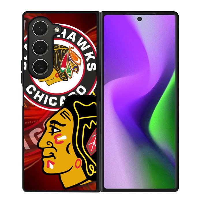 Chicago Blackhawks Logo Samsung Galaxy Z Fold 6 5G 2024 Case OV0154