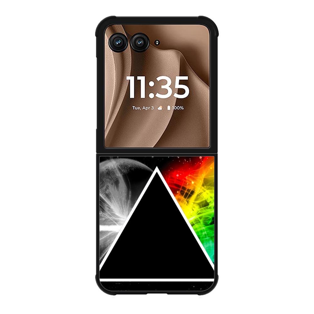 Pink Floyd Prism Rainbows Dark Side Of TheMoon Motorola Moto RAZR Plus 2025 Case OV0157