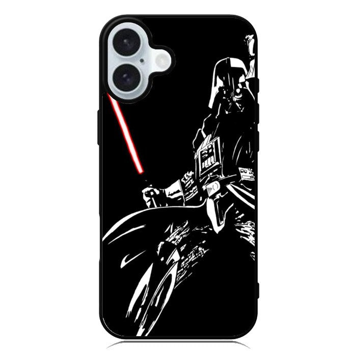 Star Wars Darth Vader Typograph iPhone 16 Plus Case QC0158