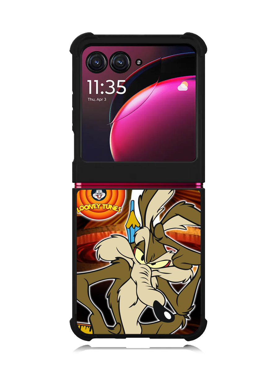 Wile E Coyote Falling Off Cliff Looney Tunes Motorola Moto Razr Plus 2023 , Moto Razr+ 2023 Case OV0172