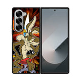 Wile E Coyote Falling Off Cliff Looney Tunes Samsung Galaxy Z Fold 7 5G Case OV0172