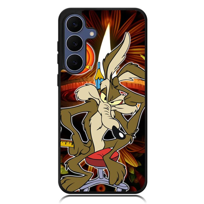 Wile E Coyote Falling Off Cliff Looney Tunes Samsung Galaxy S25 FE Case OV0172