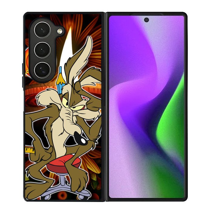 Wile E Coyote Falling Off Cliff Looney Tunes Samsung Galaxy Z Fold 6 5G 2024 Case OV0172