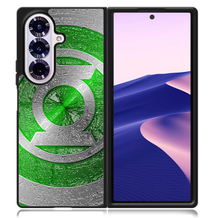 Green lantern Logo Samsung Galaxy Z Fold 7 Case OV0186