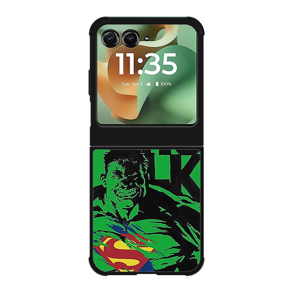 Hulk and Superman Motorola Moto RAZR 2025 Case OV0190