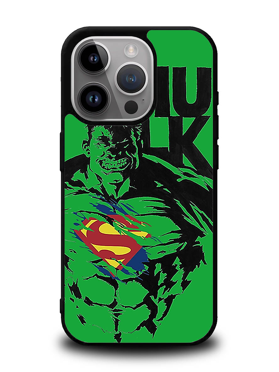 Hulk and Superman iPhone 16 Pro Max Case QC0190