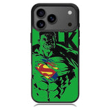 Hulk and Superman iPhone 17 Pro Case RC0190