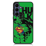Hulk and Superman Samsung Galaxy S25 FE Case OV0190