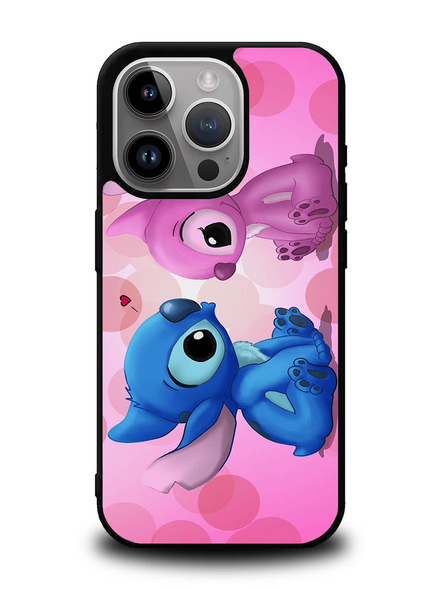 Stitch Pink And Blue 1st iPhone 15 Pro Case