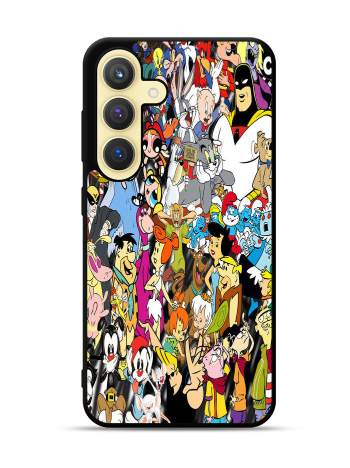 90S Cartoon Characters 2 Samsung Galaxy S25 Plus 5G , Samsung Galaxy S25+ 5G Case OV0208