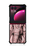 Aztec Elephants Motorola Moto Razr Plus 2023 , Moto Razr+ 2023 Case OV0216