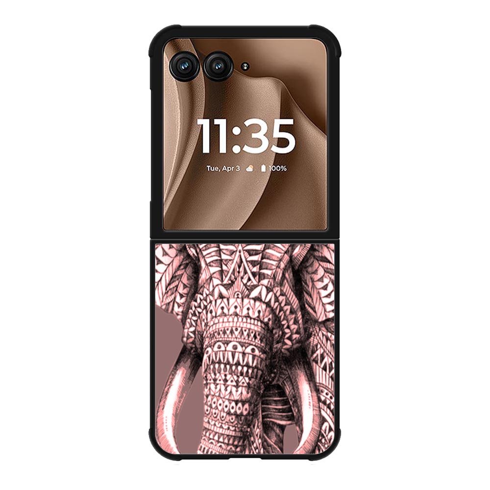 Aztec Elephants Motorola Moto RAZR Plus 2025 Case OV0216