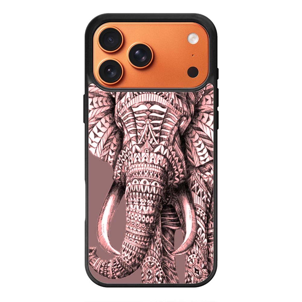 Aztec Elephants iPhone 17 Pro Case OV0216