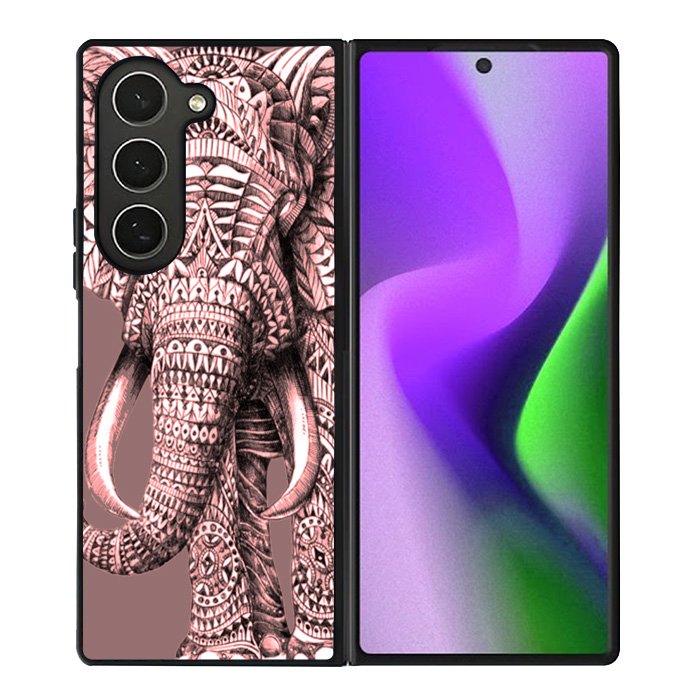 Aztec Elephants Samsung Galaxy Z Fold 6 5G 2024 Case OV0216