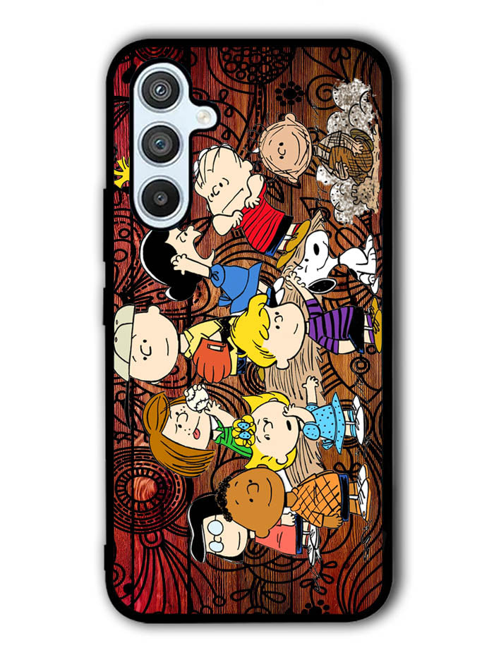 Peanuts In Background Wood Art Samsung Galaxy A54 5G Case