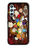Peanuts In Background Wood Art Samsung Galaxy A54 5G Case