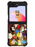 Peanuts In Background Wood Art Samsung Galaxy Z Flip 5 5G 2023 Case