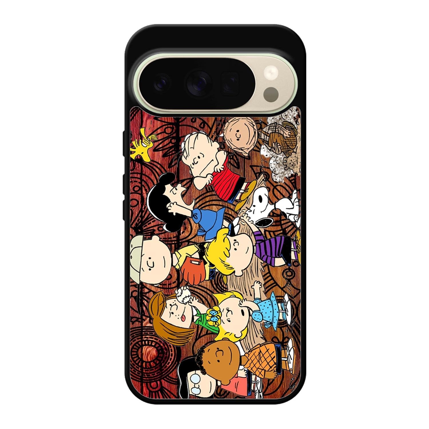 Peanuts In Background Wood Art Google Pixel 10 Pro Case