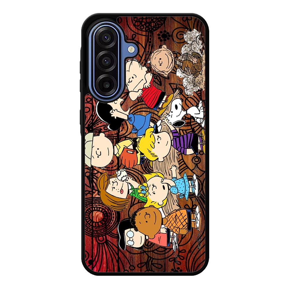 Peanuts In Background Wood Art Samsung Galaxy A17 Case
