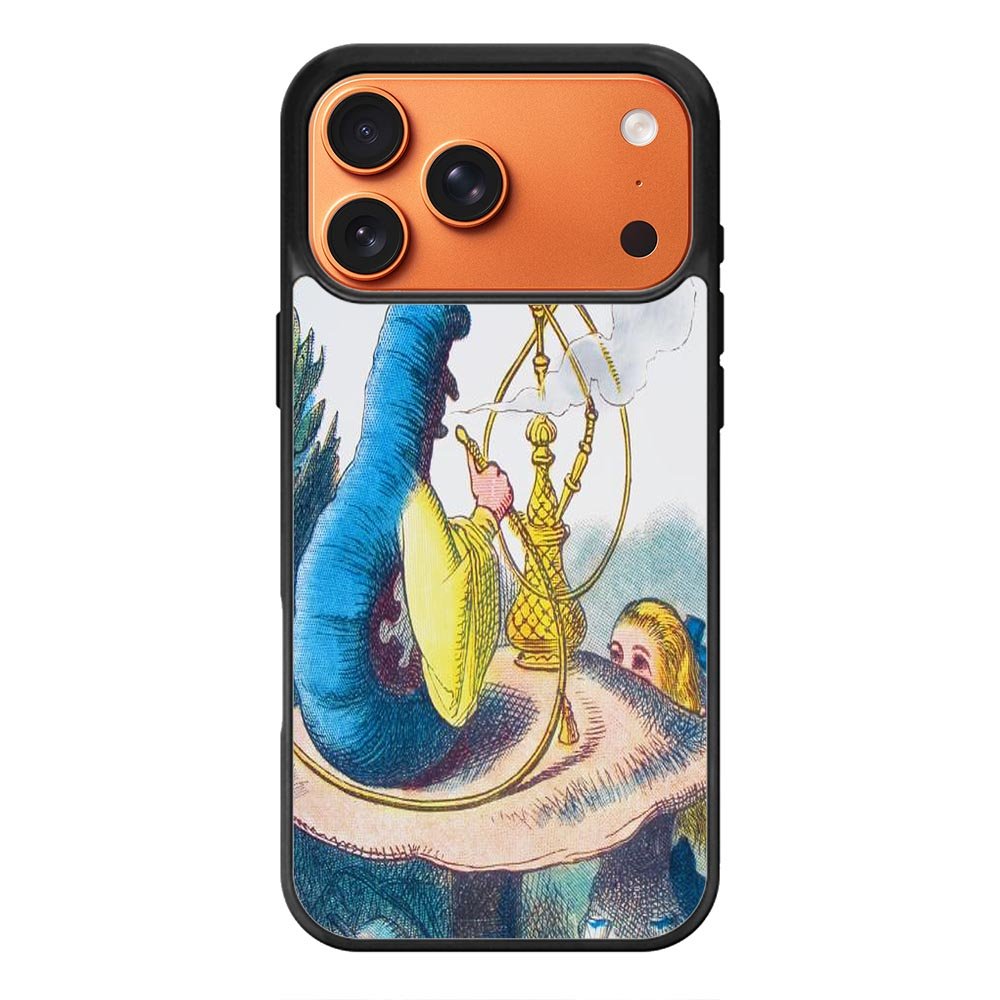 Alice In Wonderland Hookah Caterpillar iPhone 17 Pro Max Case QC0229