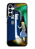 Alice Wonderland On Tardis Samsung Galaxy A15 5G Case