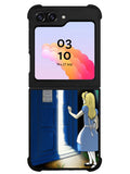 Alice Wonderland On Tardis Samsung Galaxy Z Flip 5 5G 2023 Case