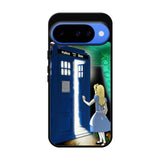 Alice Wonderland On Tardis Google Pixel 10 Case