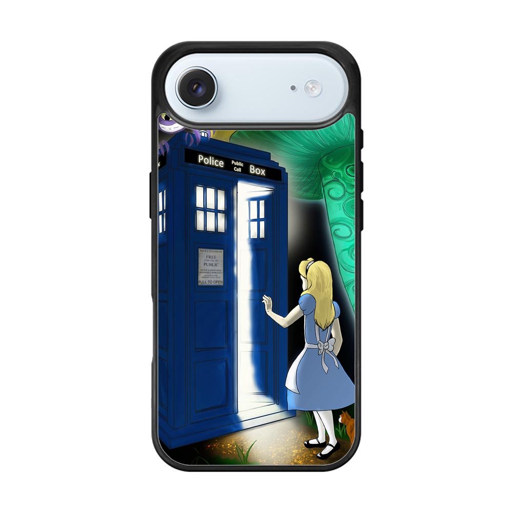 Alice Wonderland On Tardis iPhone Air Case