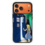 Alice Wonderland On Tardis Samsung Galaxy S26 Case