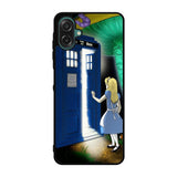 Alice Wonderland On Tardis Samsung Galaxy A07 Case