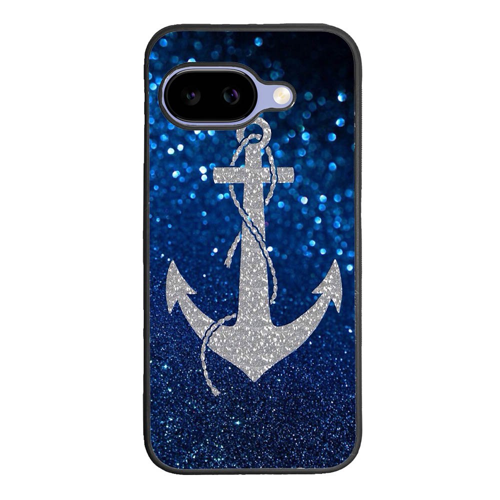 Blue Glitters Anchor Google Pixel 10A Case OV0234
