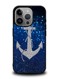 Blue Glitters Anchor iPhone 16 Pro Max Case OV0234