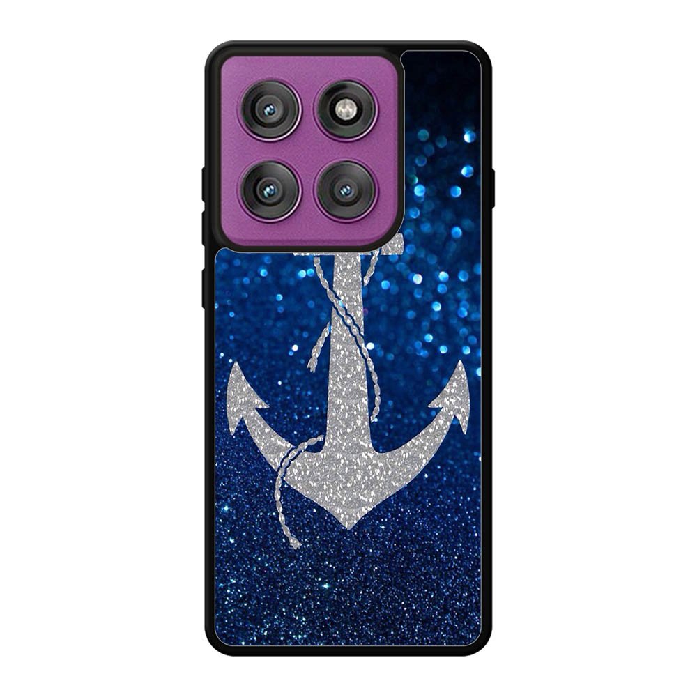 Blue Glitters Anchor Motorola Moto Edge 60 Pro Case OV0234