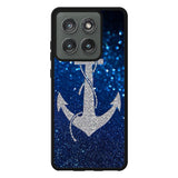 Blue Glitters Anchor Motorola Moto Edge 2025 Case OV0234