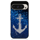 Blue Glitters Anchor Google Pixel 9 | Pixel 9 Pro Case OV0234