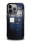 Dark Blue Tardis Doctor Who Toy iPhone 15 Pro Case