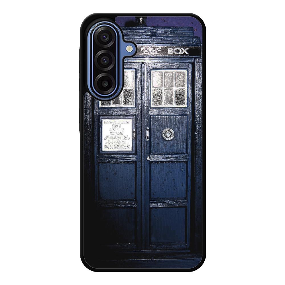 Dark Blue Tardis Doctor Who Toy Samsung Galaxy A17 Case