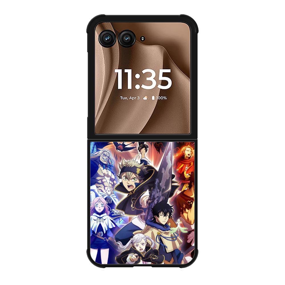 Black Clover Anime Motorola Moto RAZR Plus 2025 Case OV0239