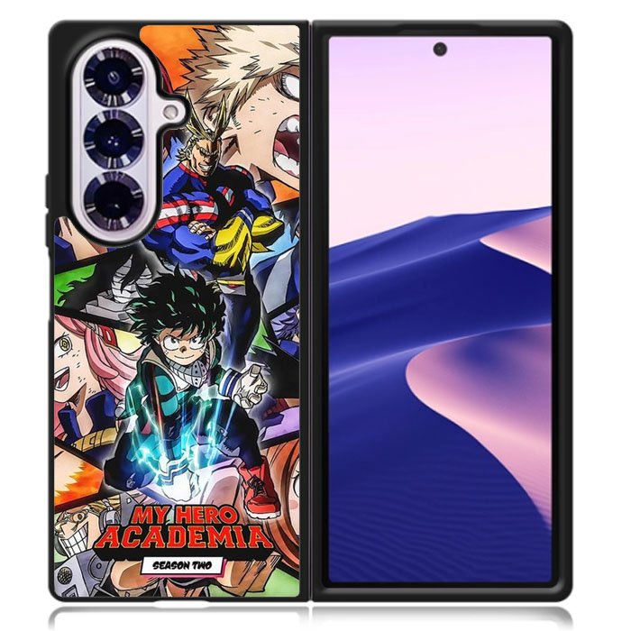 My Hero Academia Anime Poster Samsung Galaxy Z Fold 7 Case OV0244