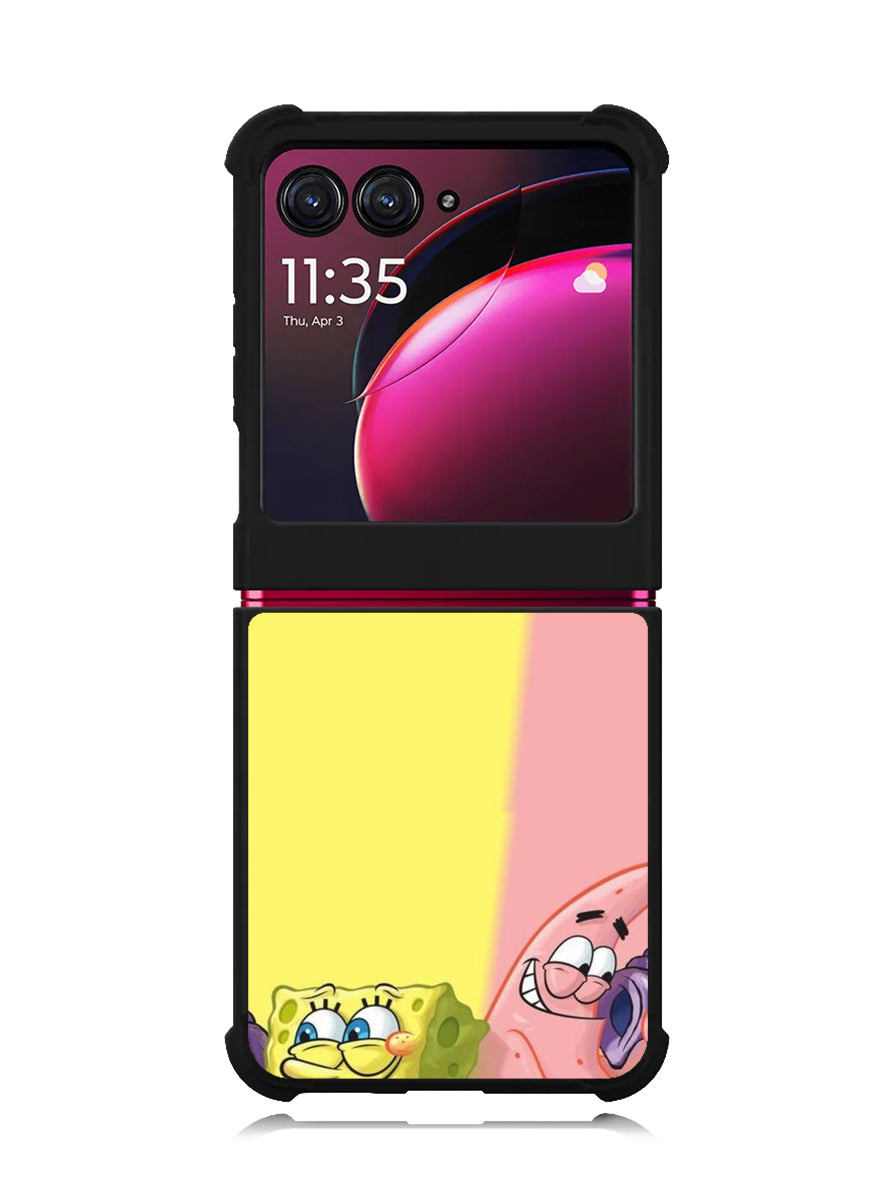 Spongebob and Patric Motorola Moto Razr Plus 2023 , Moto Razr+ 2023 Case OV0246