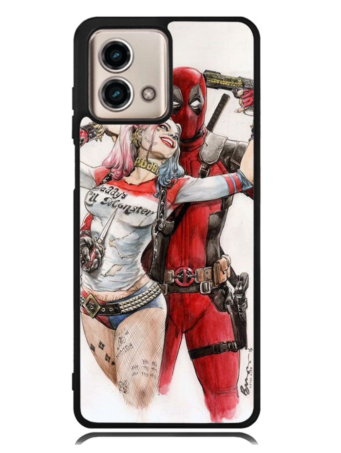 Harley Quinn Deadpool 1st Motorola Moto G Stylus 5G 2023 Case