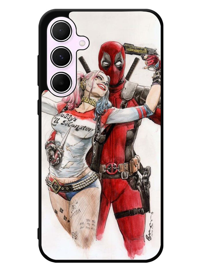 Harley Quinn Deadpool 1st Samsung Galaxy A35 5G Case