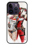 Harley Quinn Deadpool 1st iPhone 14 Pro Max Case