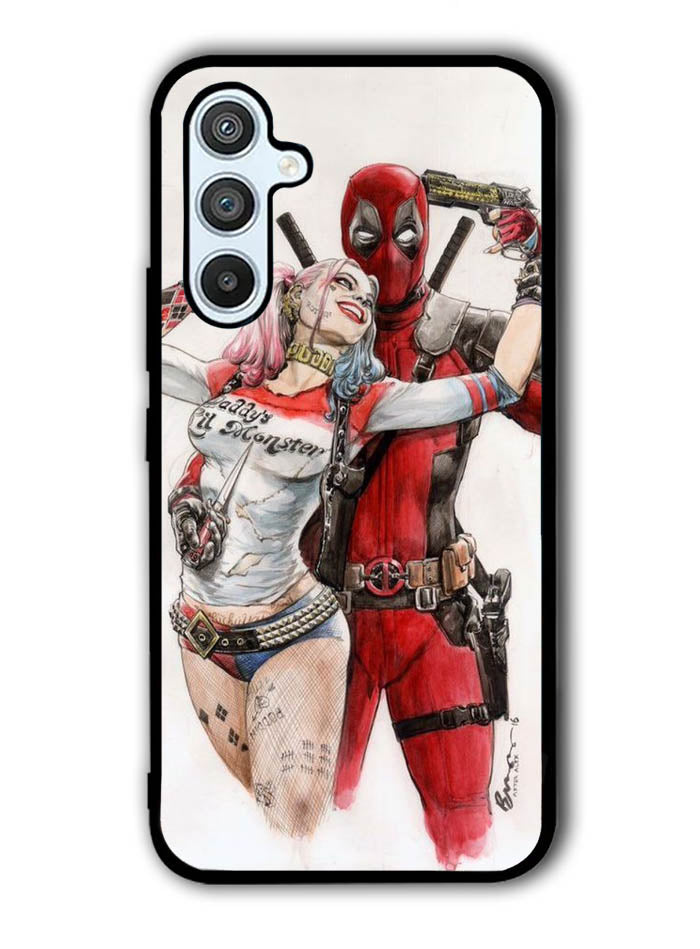 Harley Quinn Deadpool 1st Samsung Galaxy A54 5G Case
