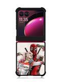 Harley Quinn Deadpool 1st Motorola Moto Razr Plus 2023 , Moto Razr+ 2023 Case