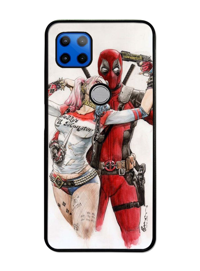 Harley Quinn Deadpool 1st Motorola Moto G 5G Case , Moto One 5G Ace Case