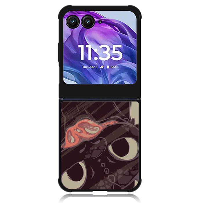 Toothless How To Train Your Dragon 1st Motorola Moto Razr Plus 2024 , Moto Razr+ 2024 Case