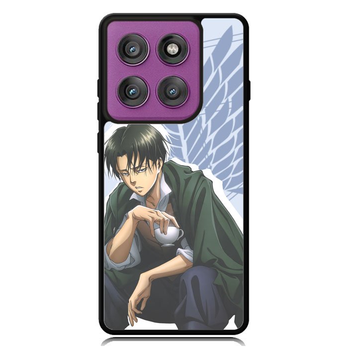 Levi Ackerman AOT Motorola Moto Edge 2025 | Moto Edge 60 Fusion | Moto Edge 60 Pro Case OV0297