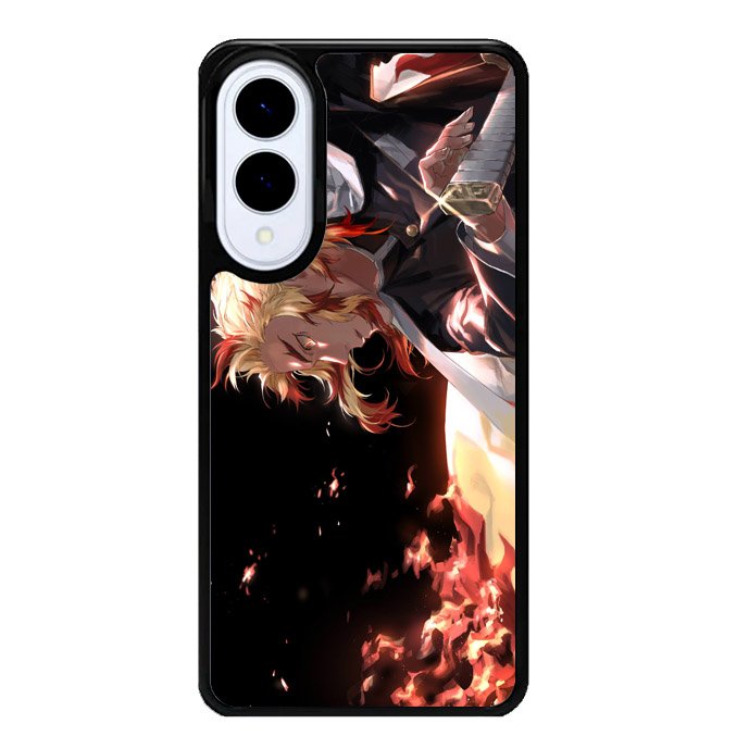Flame Pillar Rengoku Kyoujurou Samsung Galaxy S25 Edge 5G Case OV0318